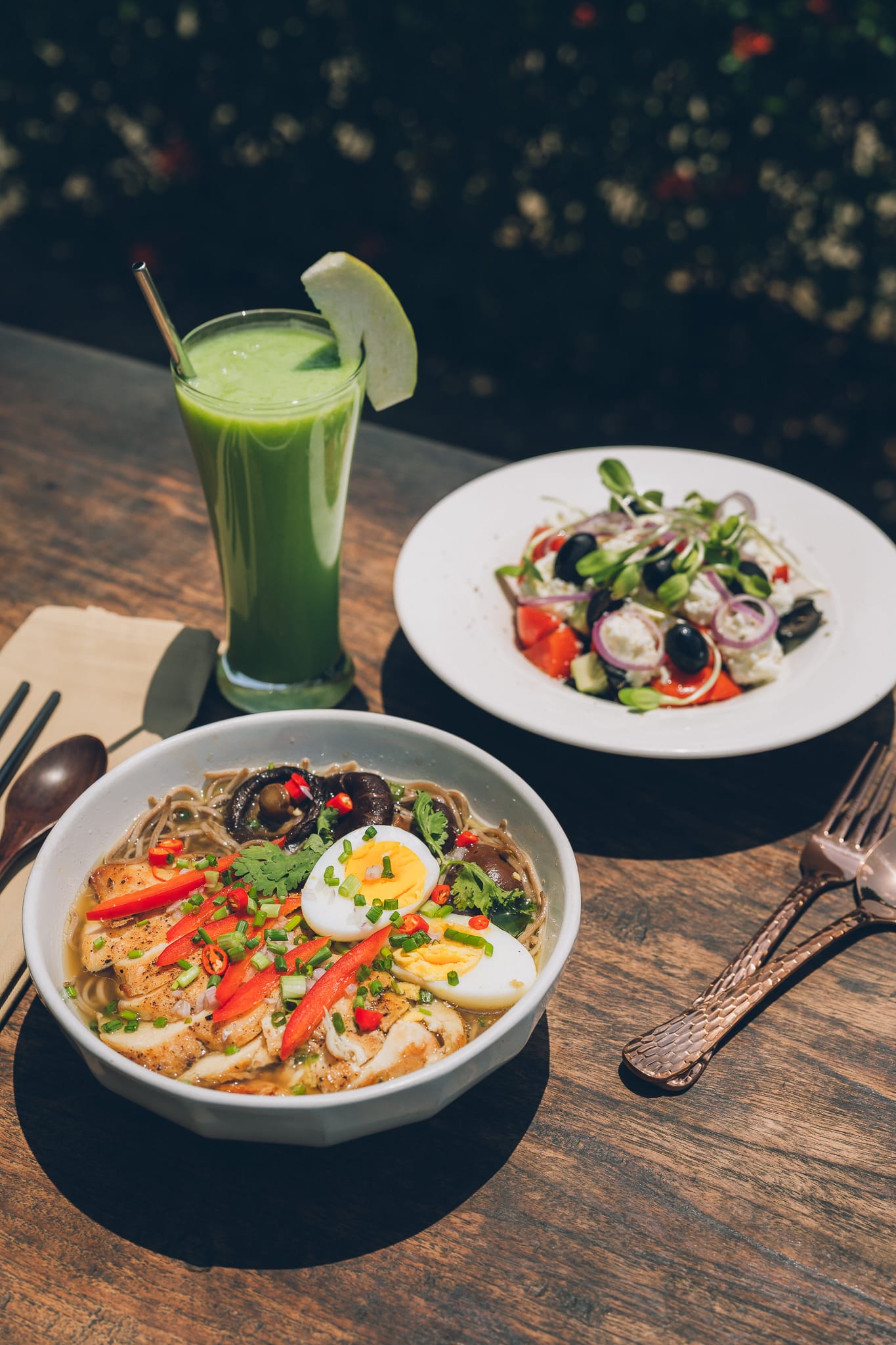 healthy meal at Alchemy Cafe
