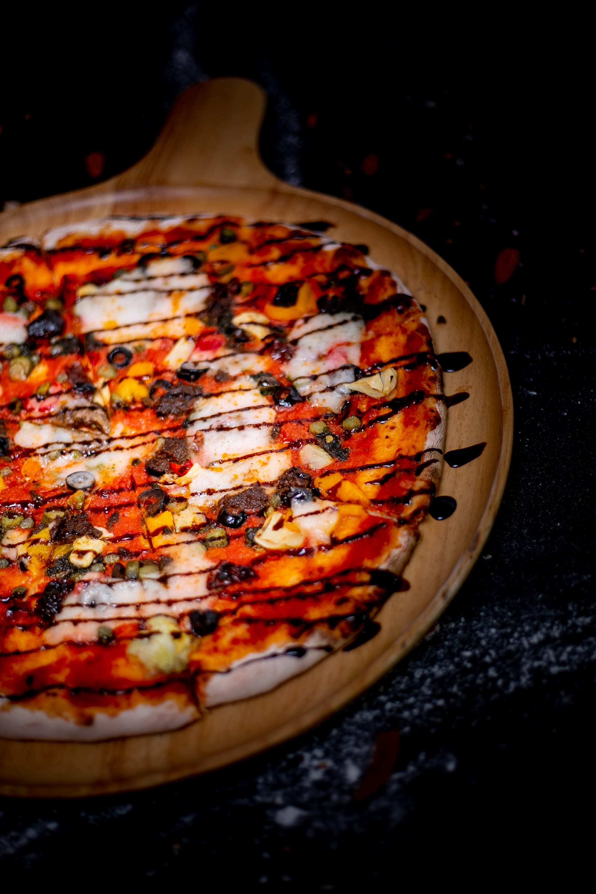 mediterranean pizza Alchemy Cafe