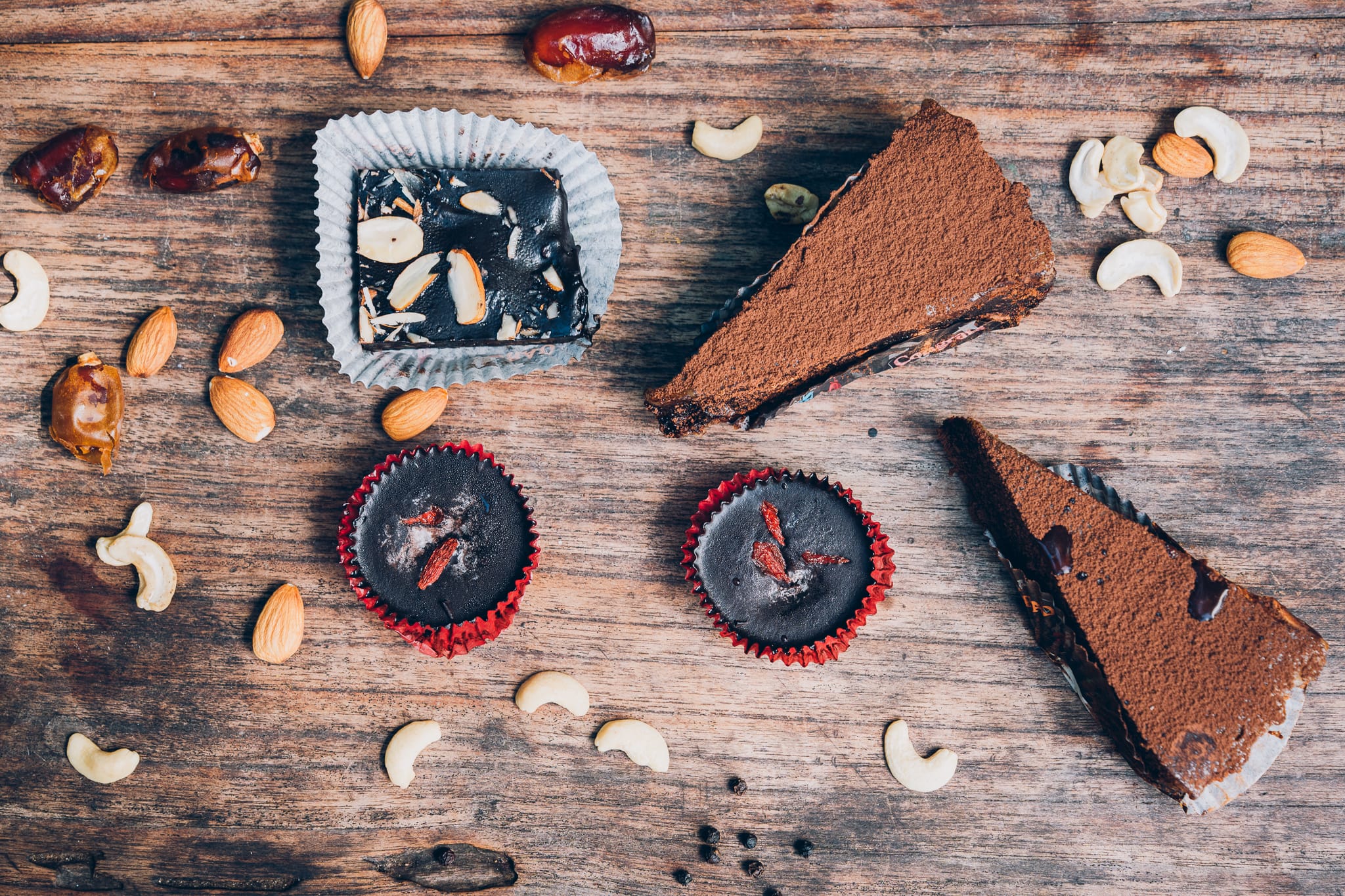 selection of homemade chocolates Alchemy Cafe