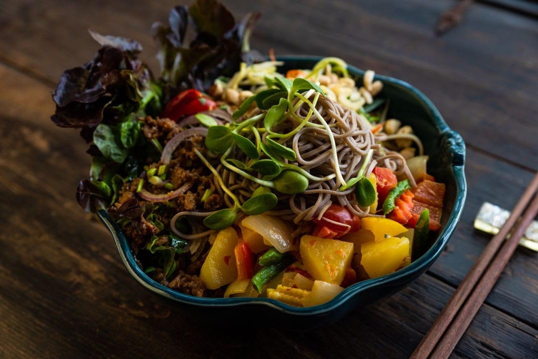Thai buddha bowl Alchemy Cafe