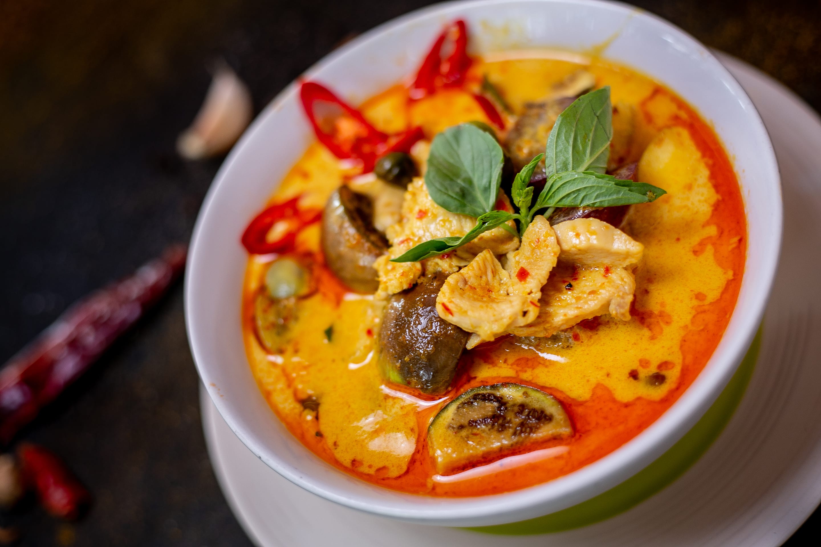 Thai red curry Alchemy Cafe