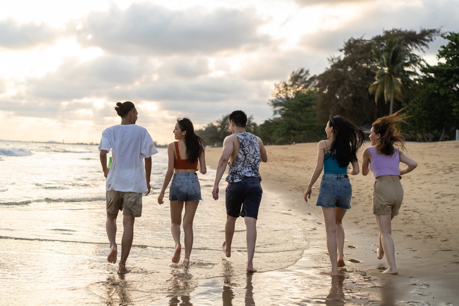 group of asian young man and woman having party on 434bad7ea9