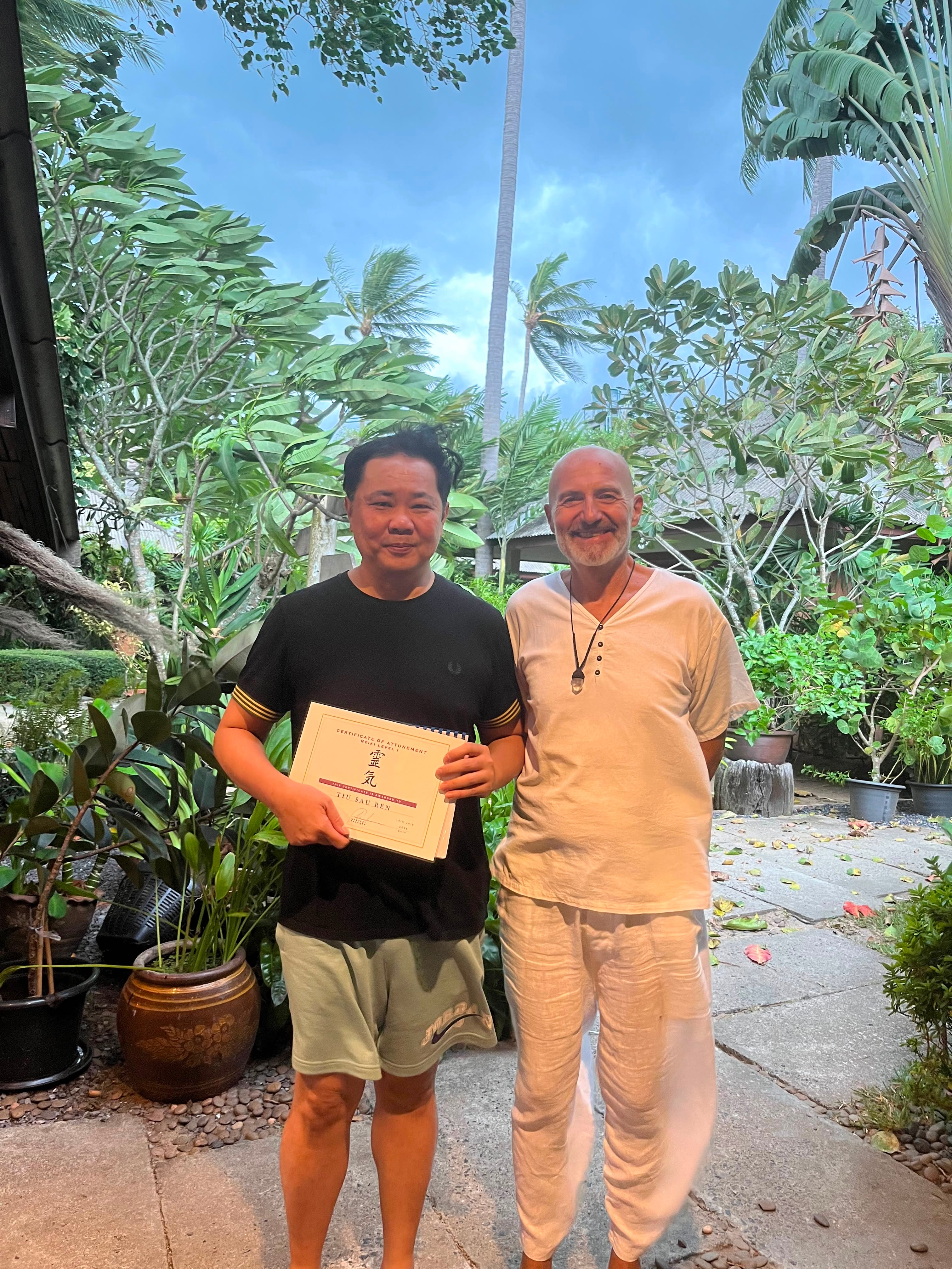 Reiki Level I training at Anahata